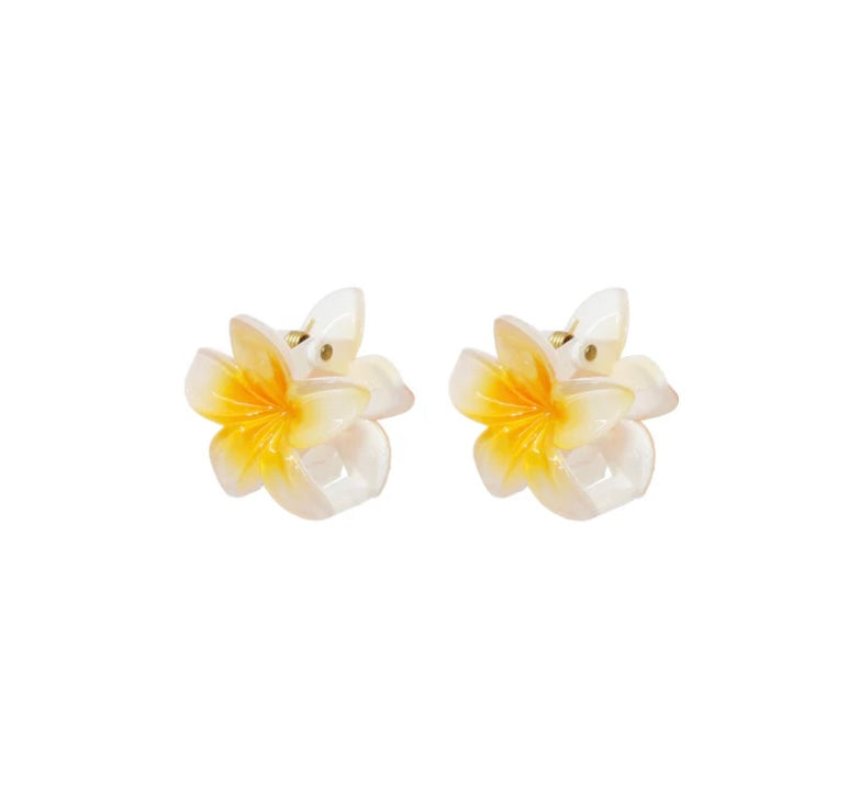 Baby Plumeria Clip in 6 Colors
