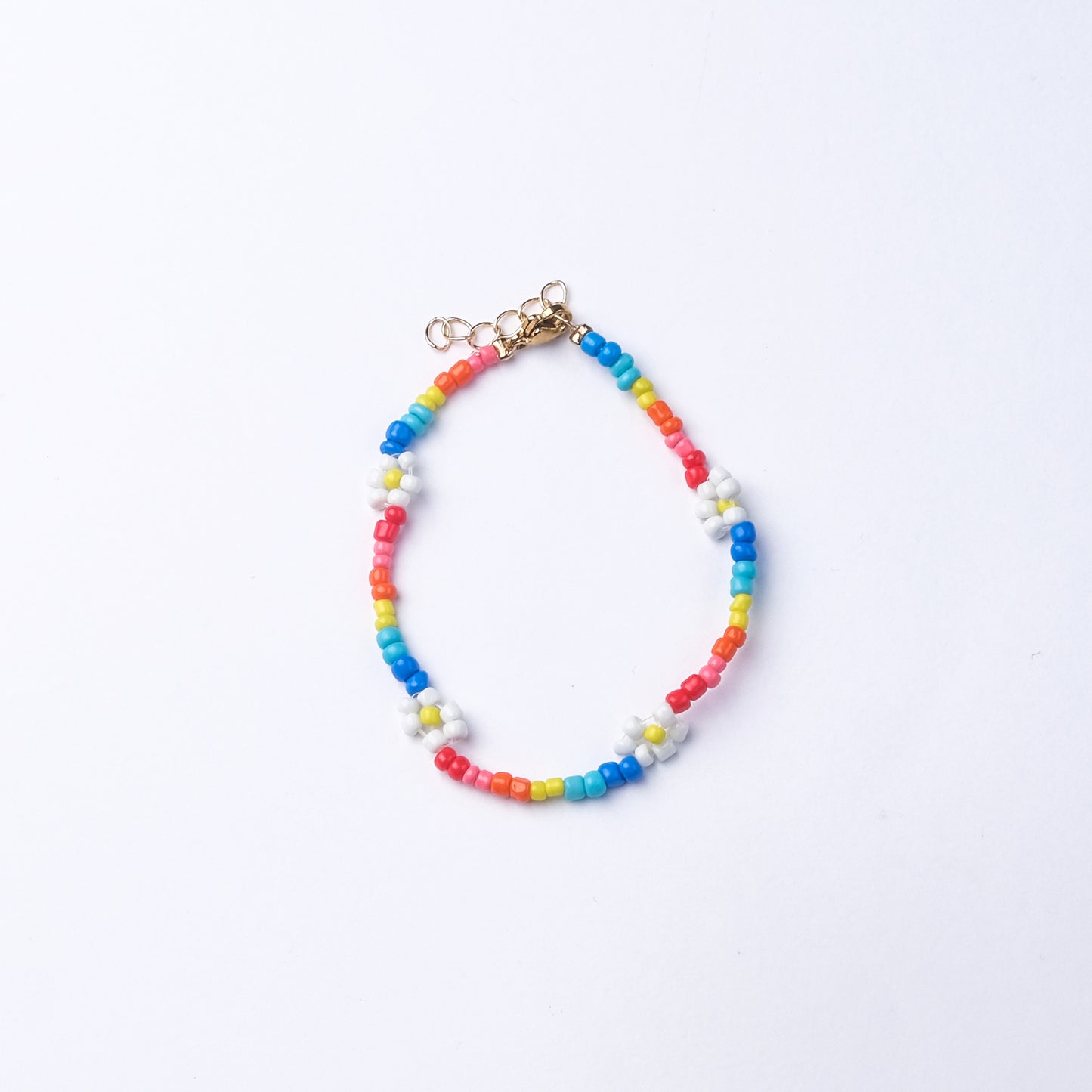 Rainbow Daisy Bracelet