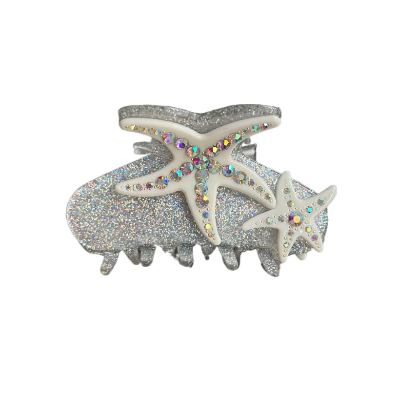 Starfish Clip In Silver