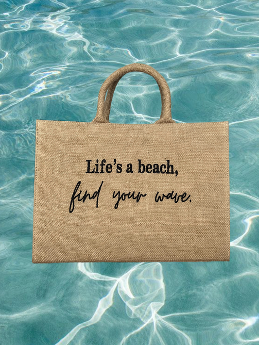 Find Your Wave Beach Bag