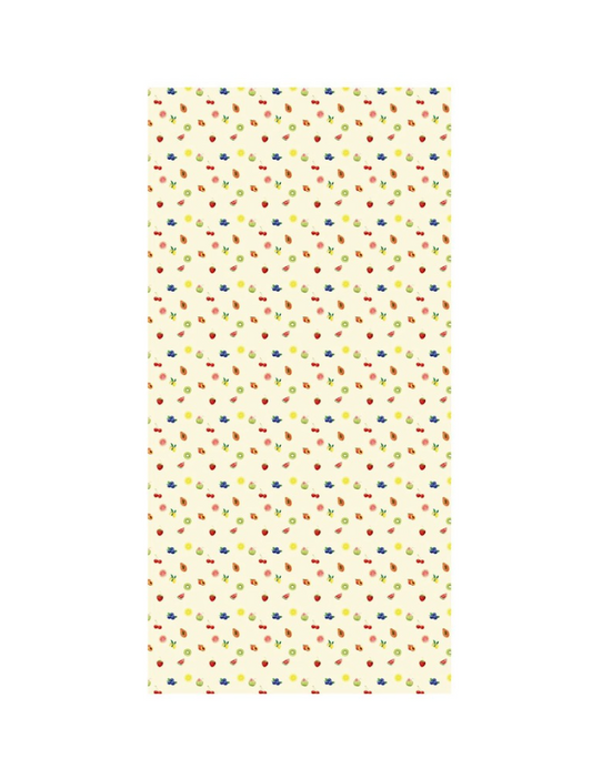 Butter Yellow Fruit Beach Towel