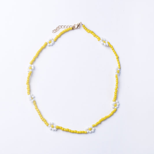 Yellow Daisy Necklace