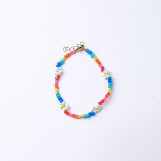 Rainbow Daisy Bracelet