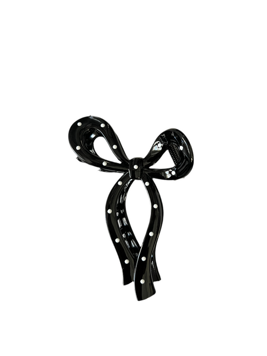 Bow Polka Dot Clip 2 Colors