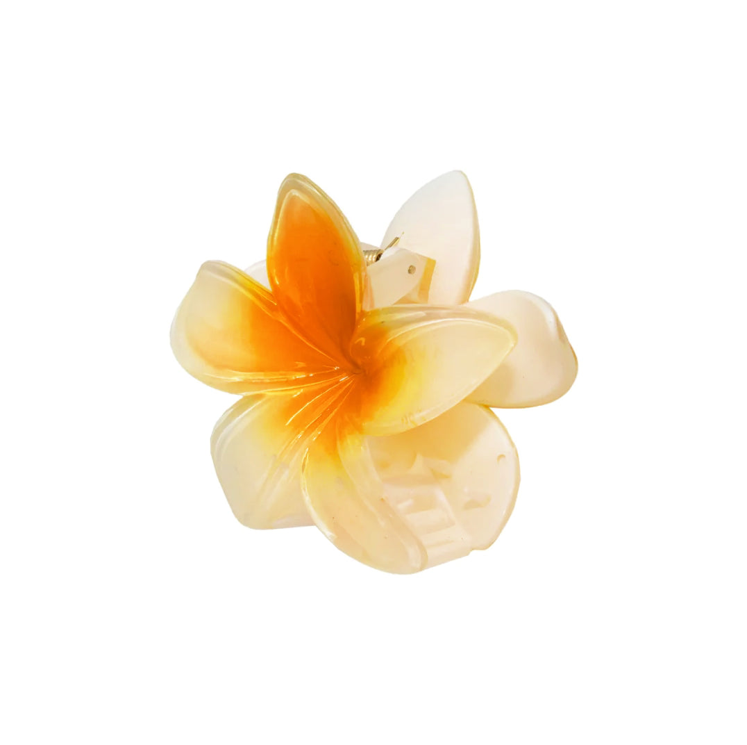 Plumeria Clip In Citrus