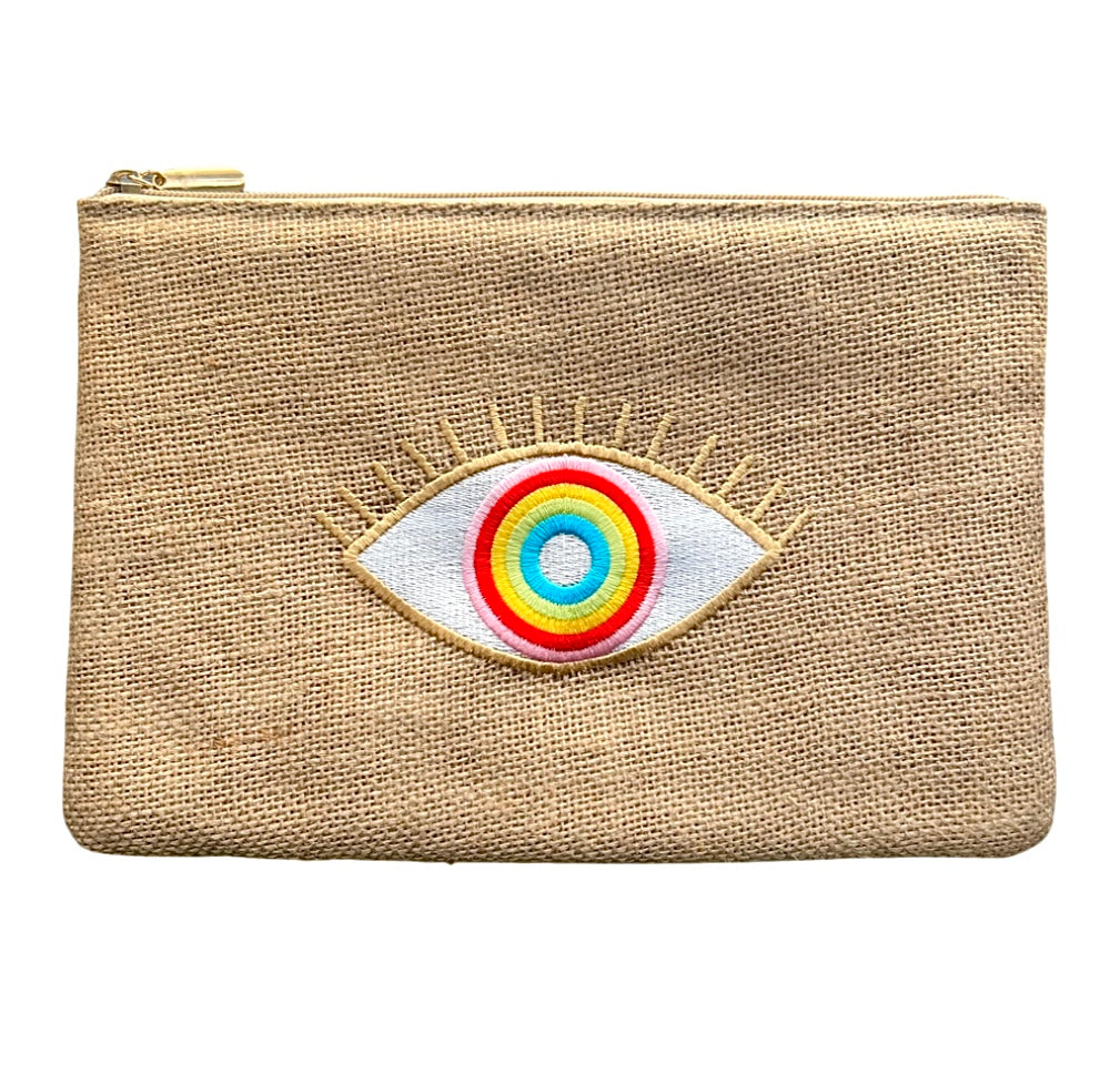 Colorful Eye Clutch